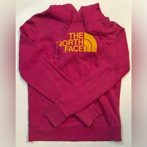 Small Pink North Face Hoodie